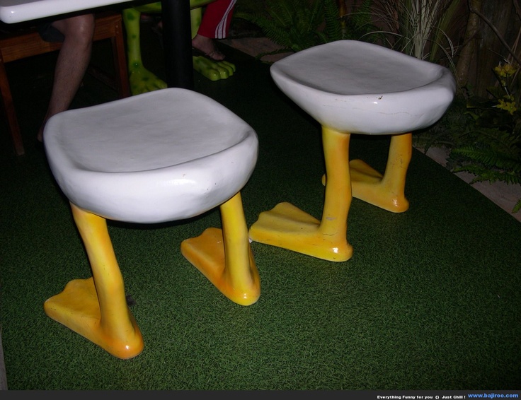 أشكال كراسي مضحكة