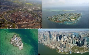 الجزر المزدحمة في العالم