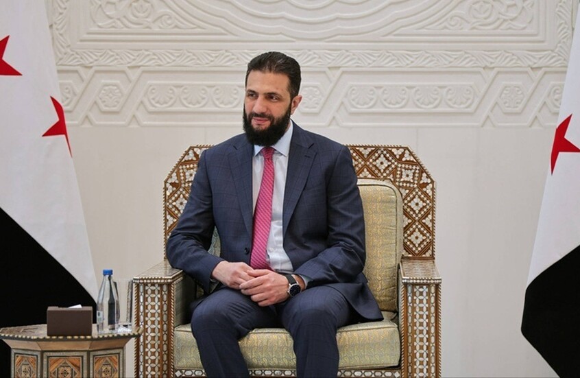 لحظة وصول الرئيس السوري أحمد الشرع إلى مقر الأمم المتحدة