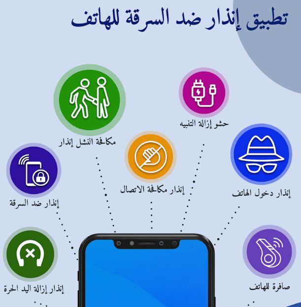 أفضل تطبيق حماية ضد سرقة الهواتف Anti Theft Mobile Alarm