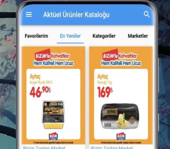 تطبيق عروض سلسلة متاجر بيم في تركيا