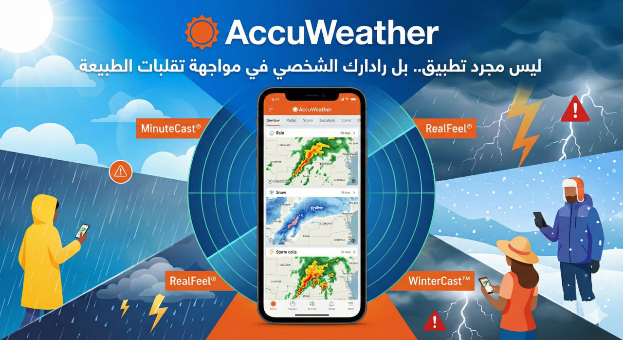 تحميل تطبيق AccuWeather للطقس
